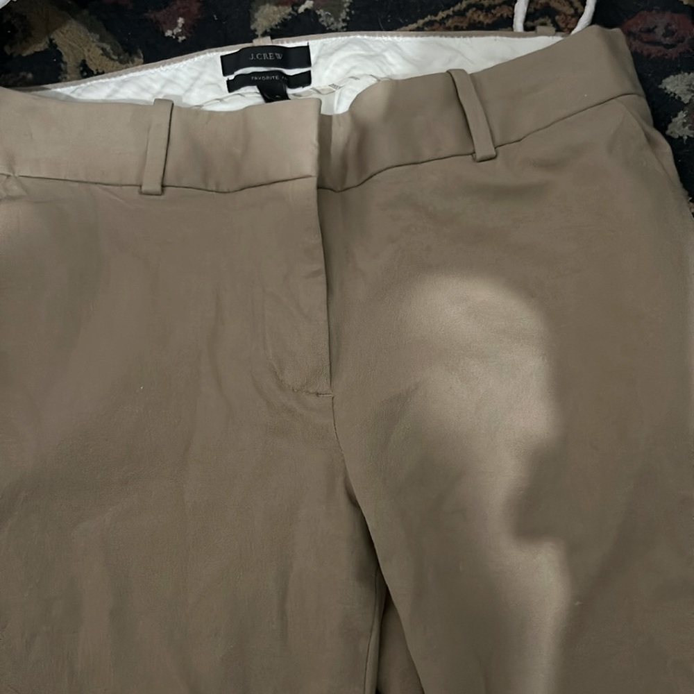 TAN WORK PANTS J CREW